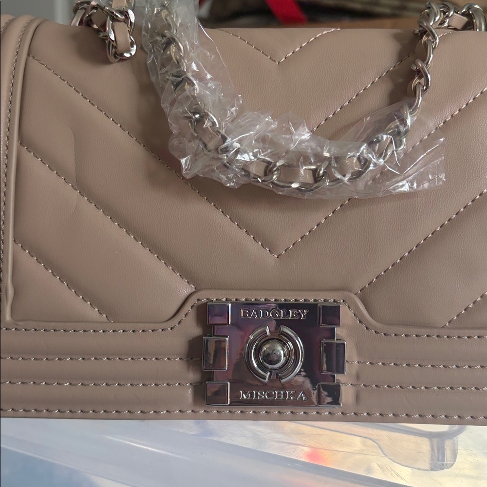 Badgley Mischka Vegan Leather Crossbody bag! NWT